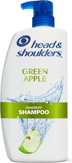 Head & Shoulders Head&ShouldersDandruffShampoo,Anti-DandruffTreatment,GreenAppleforDailyUse,Paraben-Free-28.2floz