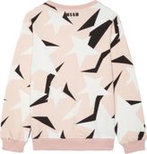 Thumbnail for your product : MSGM Stars cotton jumper 4-14 years