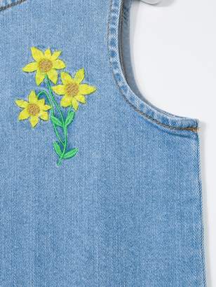 Stella McCartney Kids floral embroidered top