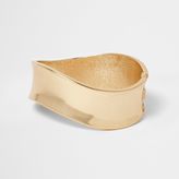 Thumbnail for your product : River Island Womens Gold tone wavy cuff bracelet