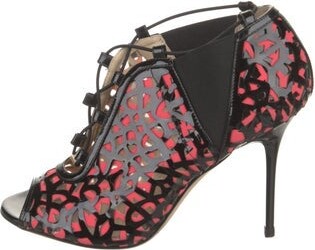 Jimmy Choo Patent Leather Printed Pumps