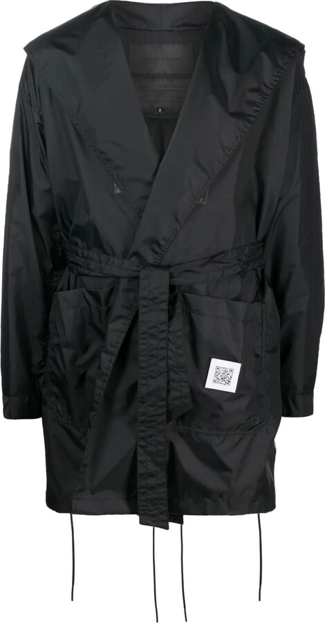 Reflective Panel Hooded Raincoat