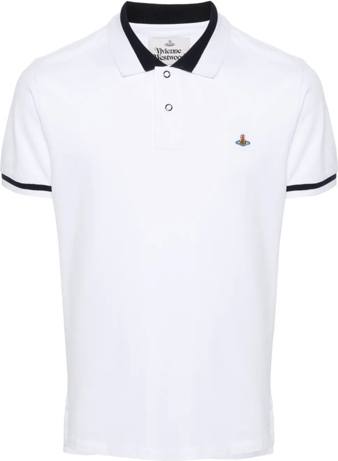 Vivienne Westwood embroidered-Orb cotton polo shirt