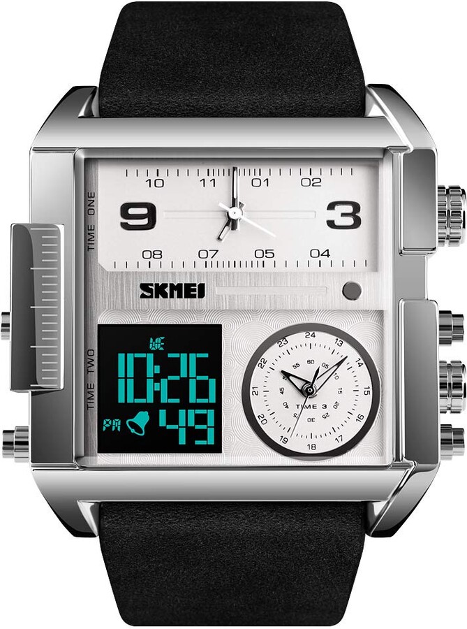 TONSHEN Mens Luxury Fashion Digital Stainless Steel Watch with