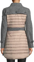 Thumbnail for your product : Peuterey Nahiossi Wool Coat w/ Quilted Back