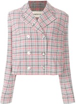 Thumbnail for your product : PortsPURE Checked Double-Breasted Jacket