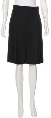 Akris Punto Wool Knee-Length Skirt