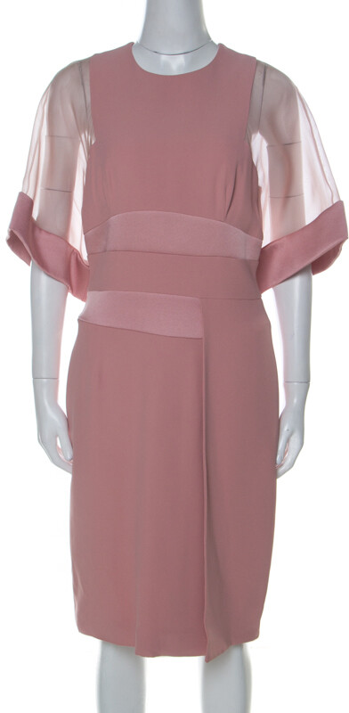 blush pink cocktail dress