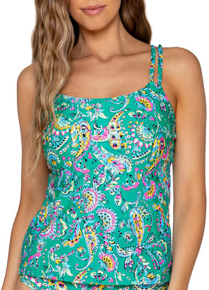 Sunsets Paradise Paisley Taylor Underwire Tankini Top