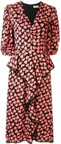 Thumbnail for your product : Rebecca Vallance Hotel Beau heart-print dress