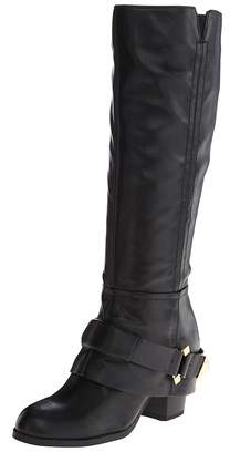 Fergie Womens Theory Leather Almond Toe Knee High Fashion Boots