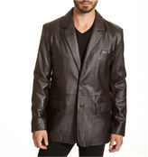 Thumbnail for your product : JCPenney Excelled Leather Excelled Lambskin Blazer - Big & Tall