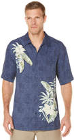 Thumbnail for your product : Cubavera Short Sleeve Tropical Print Shirt