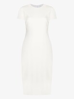 Thumbnail for your product : Victoria Beckham White Fitted Midi Dress