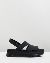 Thumbnail for your product : Camper Women's Black Flat Sandals - Oruga Up Sandals - Women's - Size One Size, 37 at The Iconic