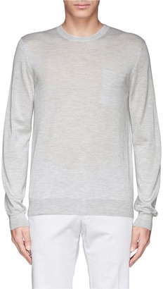 Façonnable Pocket silk-cashmere sweater
