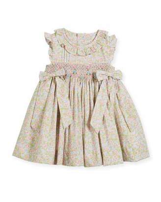 Luli & Me Ruffle Floral Smocked Dress, Size 6-18 Months