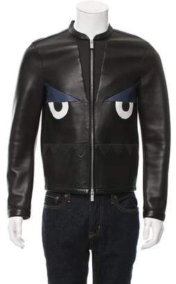 Fendi Monster Leather Jacket