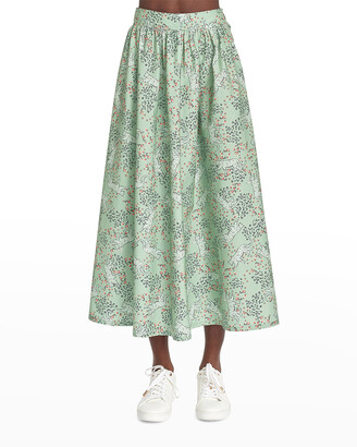 leopard print midi skirt shopstyle