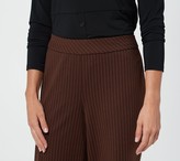 Thumbnail for your product : Joan Rivers Classics Collection Joan Rivers Pinstripe Regular Wide Leg Pull-On Ankle Pant