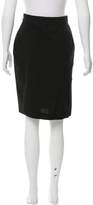 Thumbnail for your product : Narciso Rodriguez Slit-Accented Knee-Length Skirt