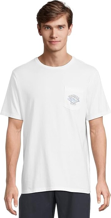 Vineyard Vines Painted Bonefish Short Sleeve T-Shirts Men's T Shirt White Cap : XL, Cotton