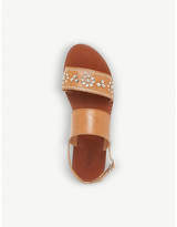 Thumbnail for your product : Dune Luma embellished leather slingback sandals