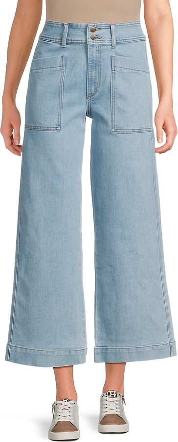 Joe's Jeans Wide-Leg Patch Pocket Cargo Jeans