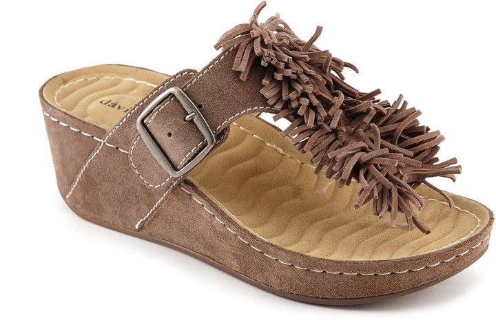 David tate fiesta wedge sandal Clearance