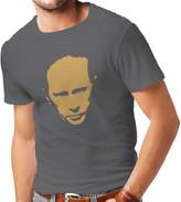Thumbnail for your product : lepni.me Men's T-Shirt Russian Political Statement Design - Vladimir Putin, Russia ( Black Gold)