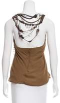 Thumbnail for your product : Kaufman Franco Kaufmanfranco Embellished Silk Top