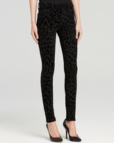 Thumbnail for your product : J Brand Jeans - Textured Ponte Legging in Black Cat