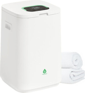 Pursonic 23 Liter Luxury Towel Warmer Bucket with LED Display in White