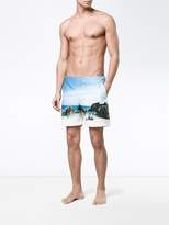 Thumbnail for your product : Orlebar Brown rocky beach Bulldog swim shorts