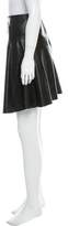 Thumbnail for your product : Alaia Leather Knee-Length Skirt
