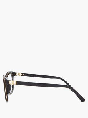 Christian Dior 30montaignemini Square Acetate Glasses - Black