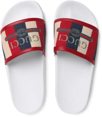Gucci logo Sylvie slide sandals