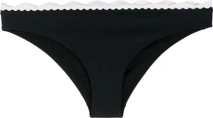 Stella McCartney Scallop-Trim Bikini Bottoms