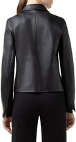 Thumbnail for your product : Akris Punto Magnolia Appliqué Leather Jacket