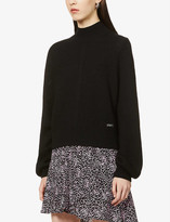 Thumbnail for your product : The Kooples Balloon-sleeve high neck merino wool jumper