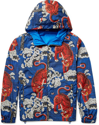 Gucci Printed Shell Hooded Jacket