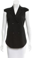 Thumbnail for your product : Helmut Lang Wool Suede-Accented Vest