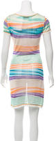 Thumbnail for your product : Missoni Striped Semi-Sheer Dress