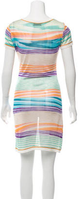 Missoni Striped Semi-Sheer Dress