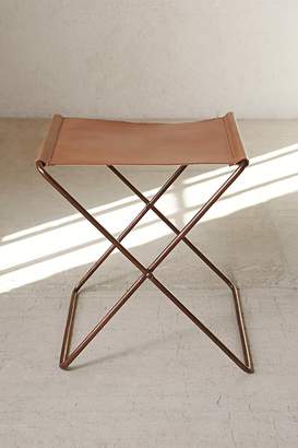 Leather Sling Stool