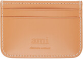 Thumbnail for your product : Ami Alexandre Mattiussi Beige Leather Card Holder