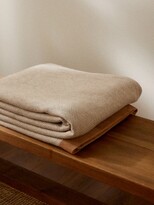 Thumbnail for your product : Frette Suede-trim Cashmere Blanket - Beige