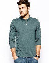 Thumbnail for your product : ASOS Long Sleeve Polo Shirt In Jersey