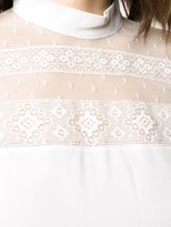 Thumbnail for your product : RED Valentino Lace Panel Blouse