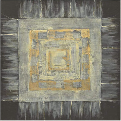 17 Stories Gold Tapestry - Unframed Painting